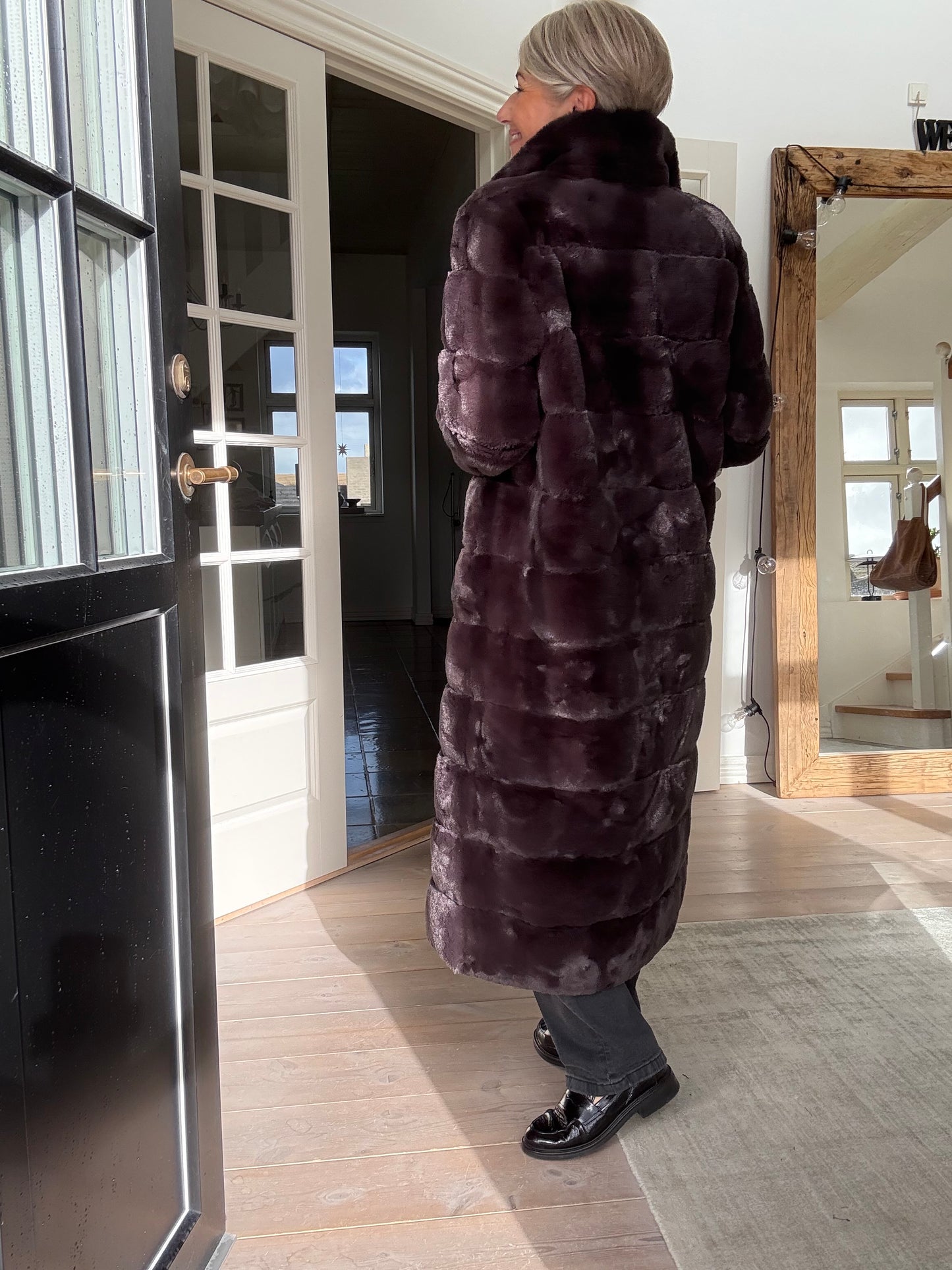 LANG FAKE FUR JAKKE NOTYZ