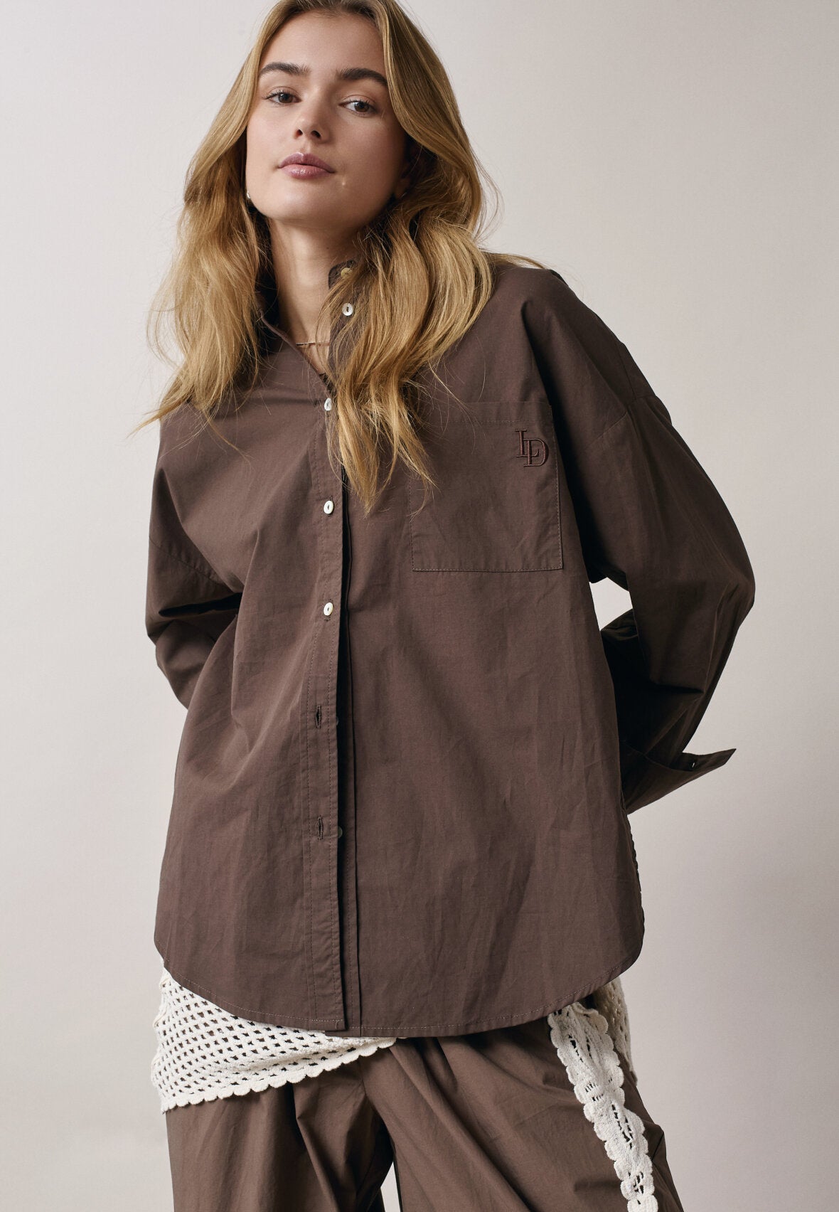 LOVE1518 SKJORTE L&D