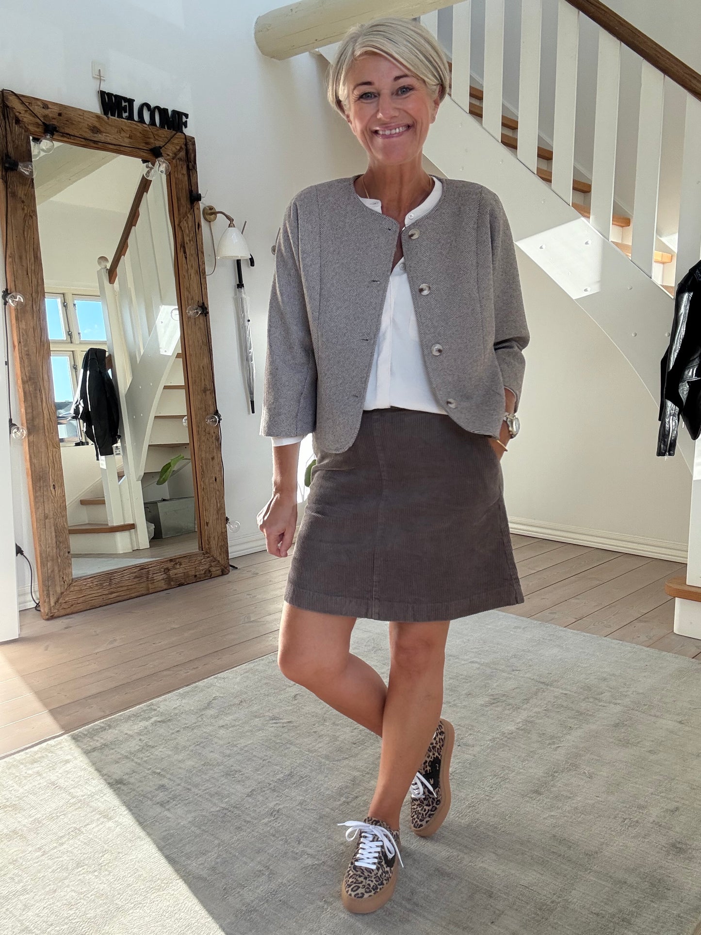 MESTO LIGHT HERRINGBONE BLAZER NN