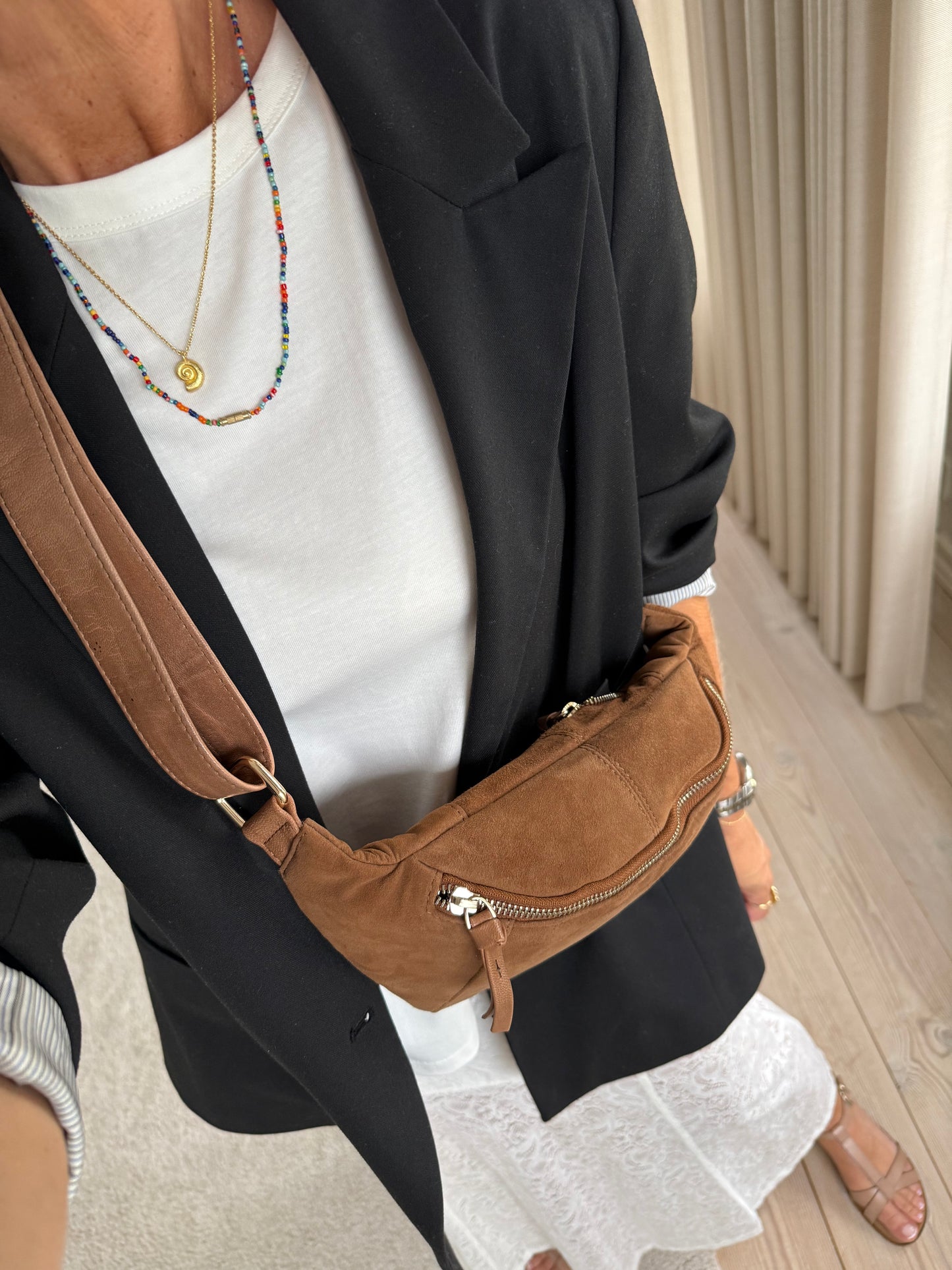 SUEDE BUMBAG 180058 BTF·CHP