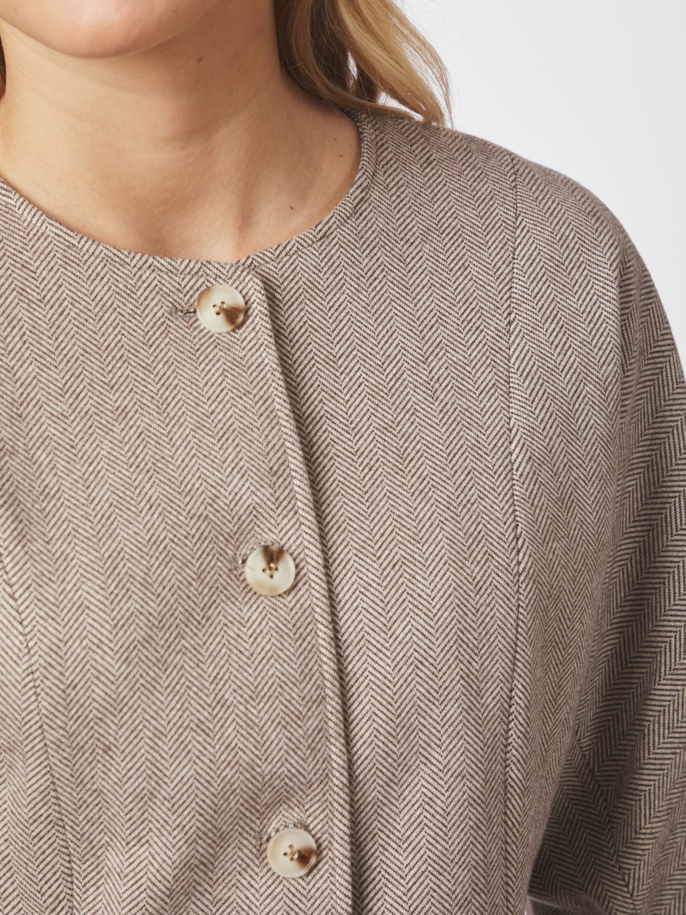 MESTO LIGHT HERRINGBONE BLAZER NN