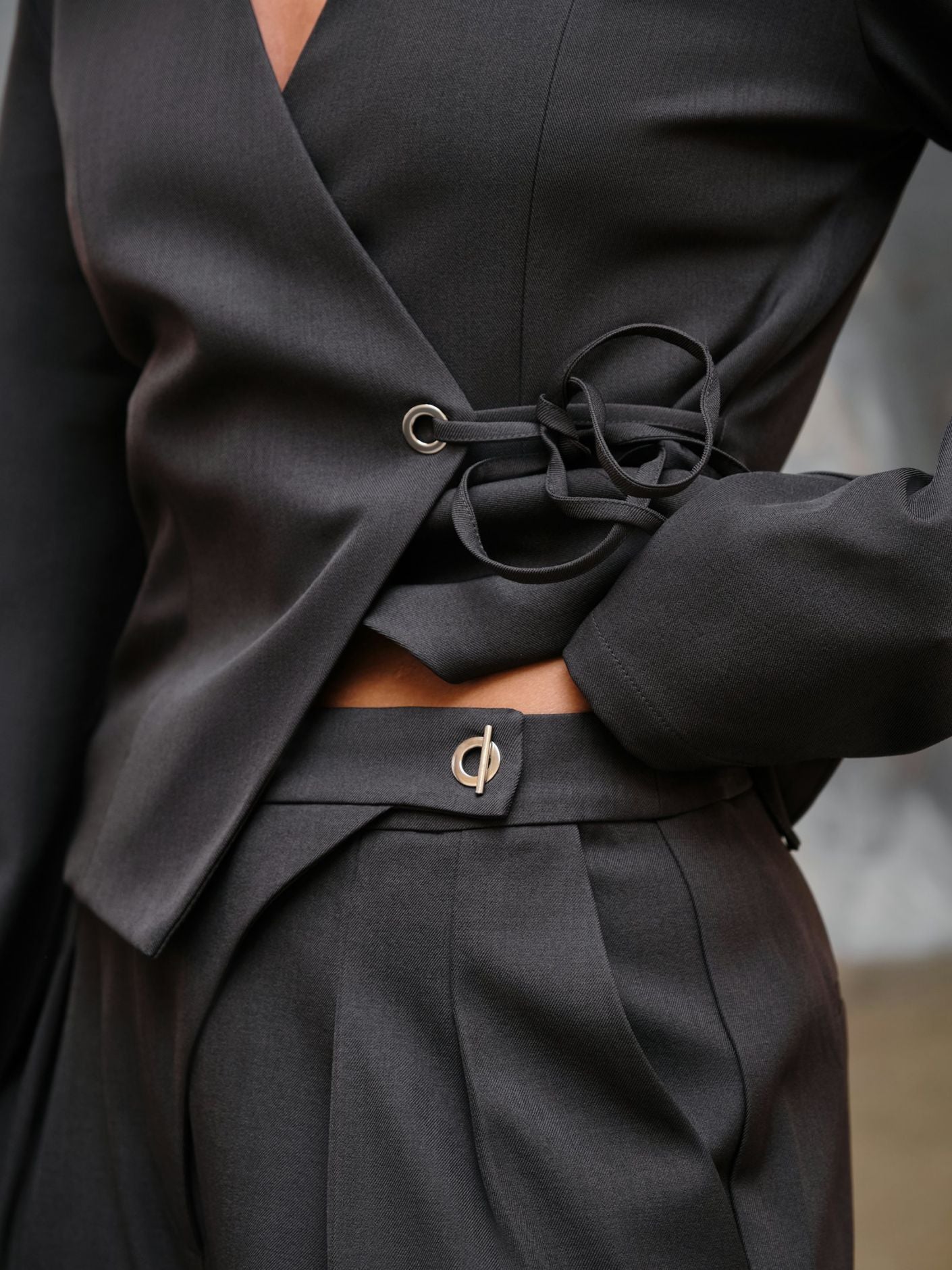 ZALKA EYELET PANTS