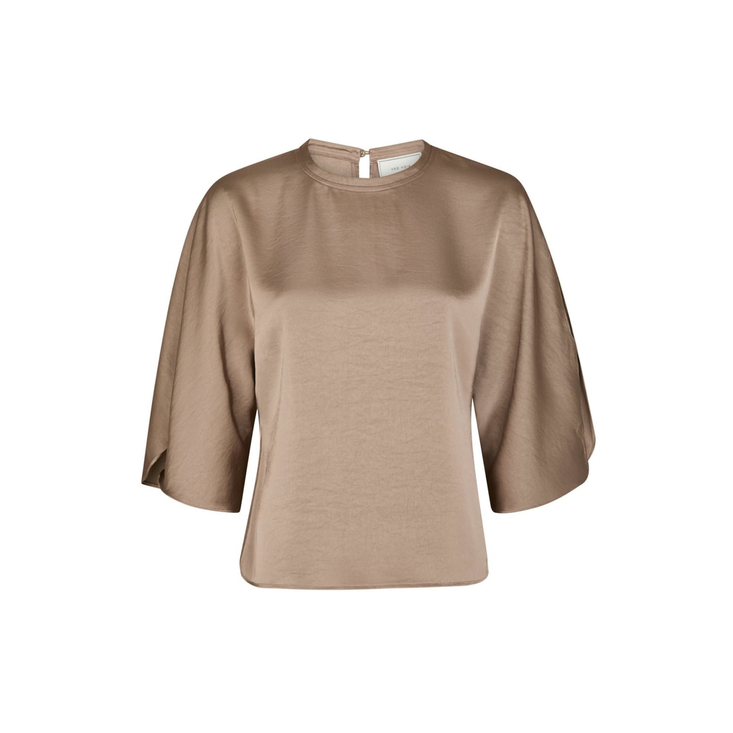 LIORA HEAVY SATEEN BLUSE NEO NOIR