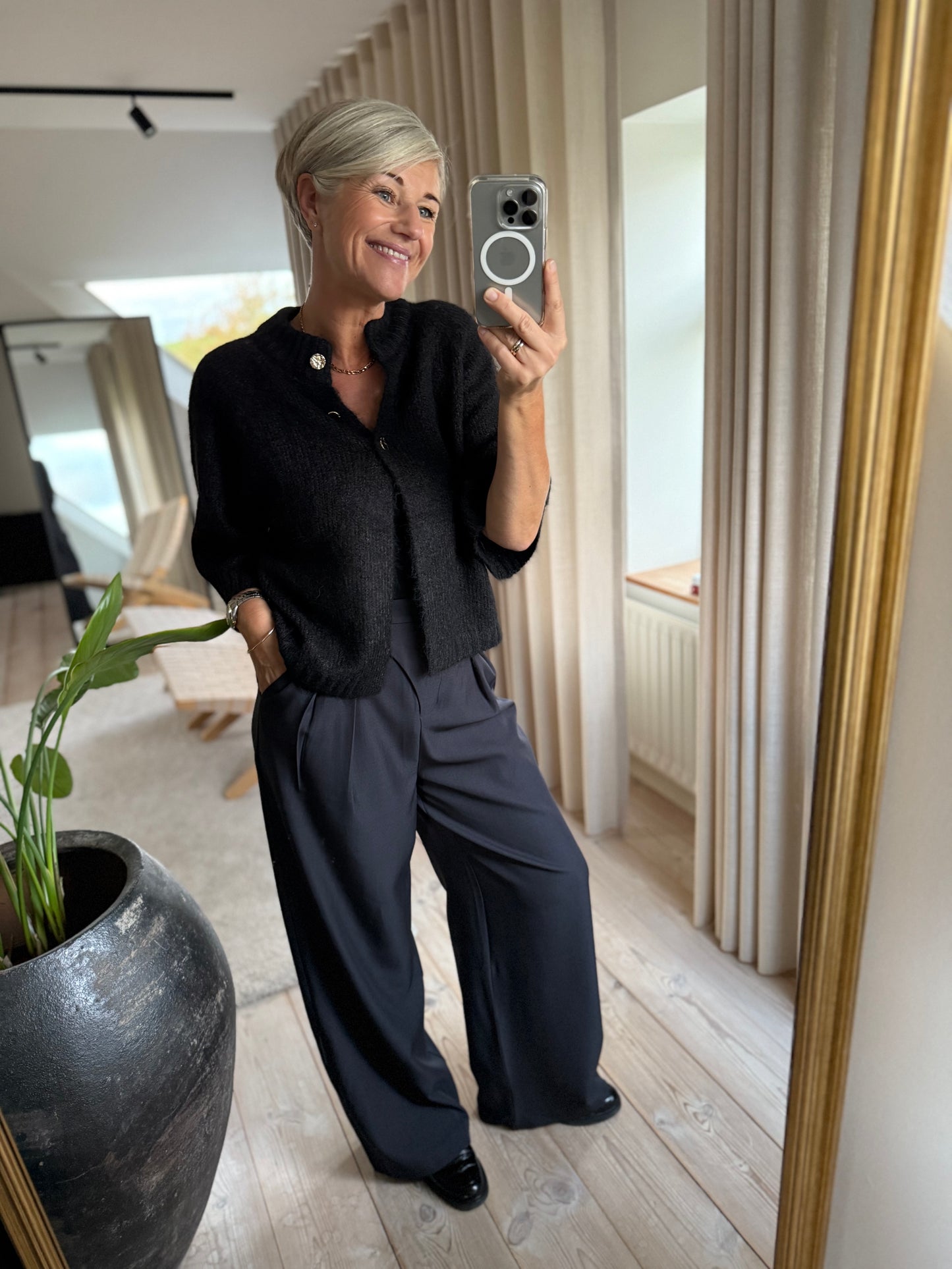 ZALKA EYELET PANTS