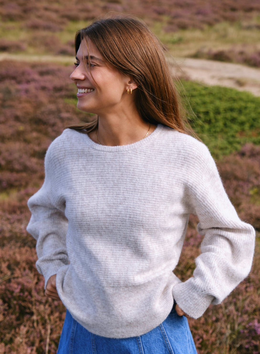 TURUNA STRUCTURE KNIT BLUSE