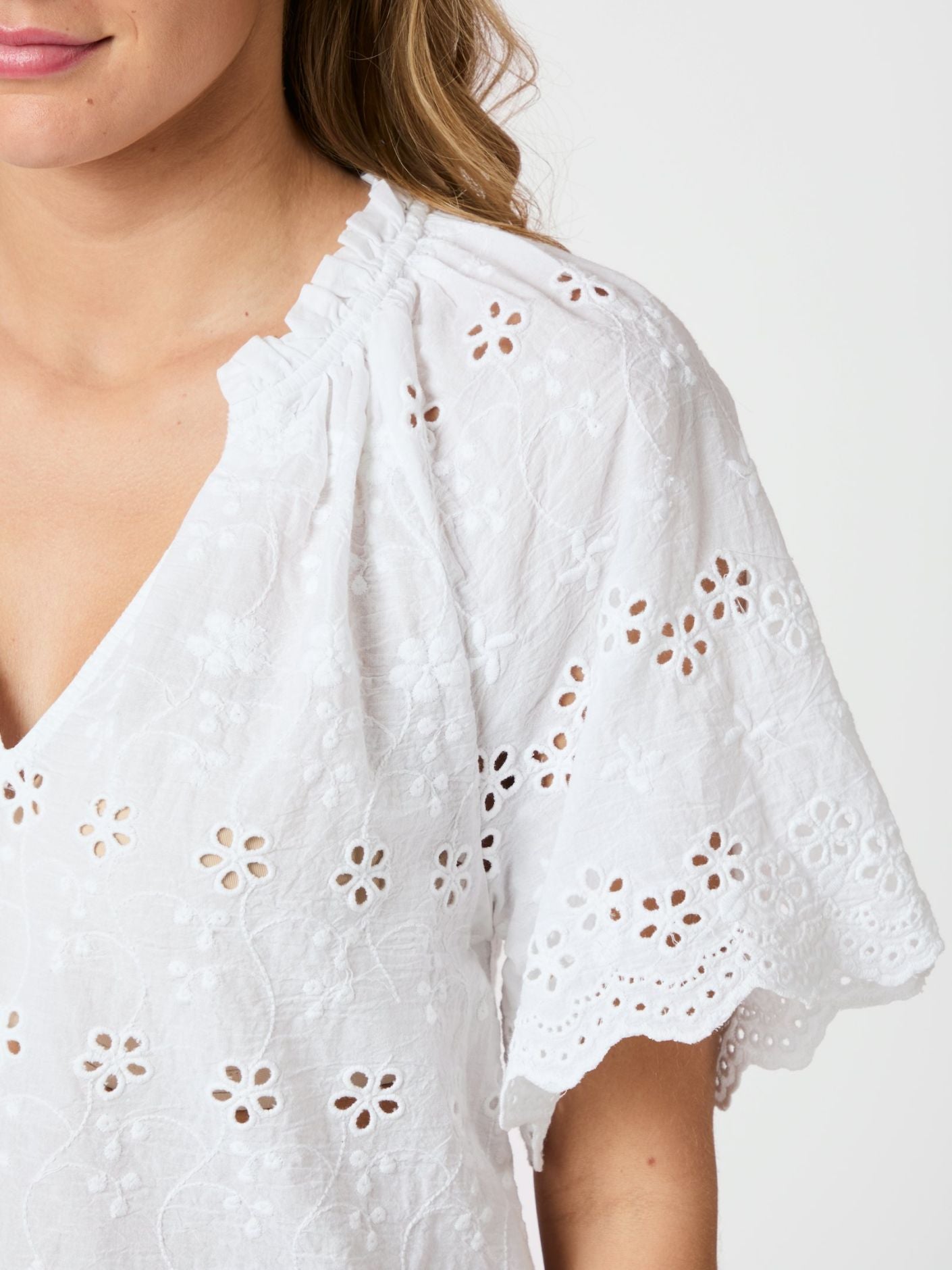 Odet Broderi Bluse