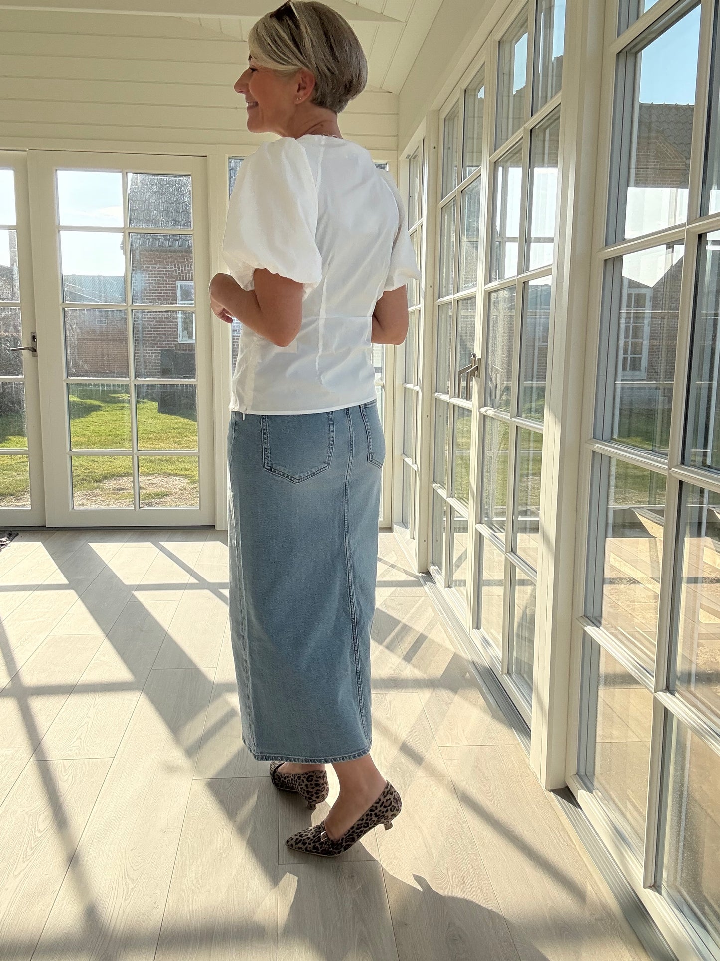 MELLA DENIM NEDERDEL MOS MOSH