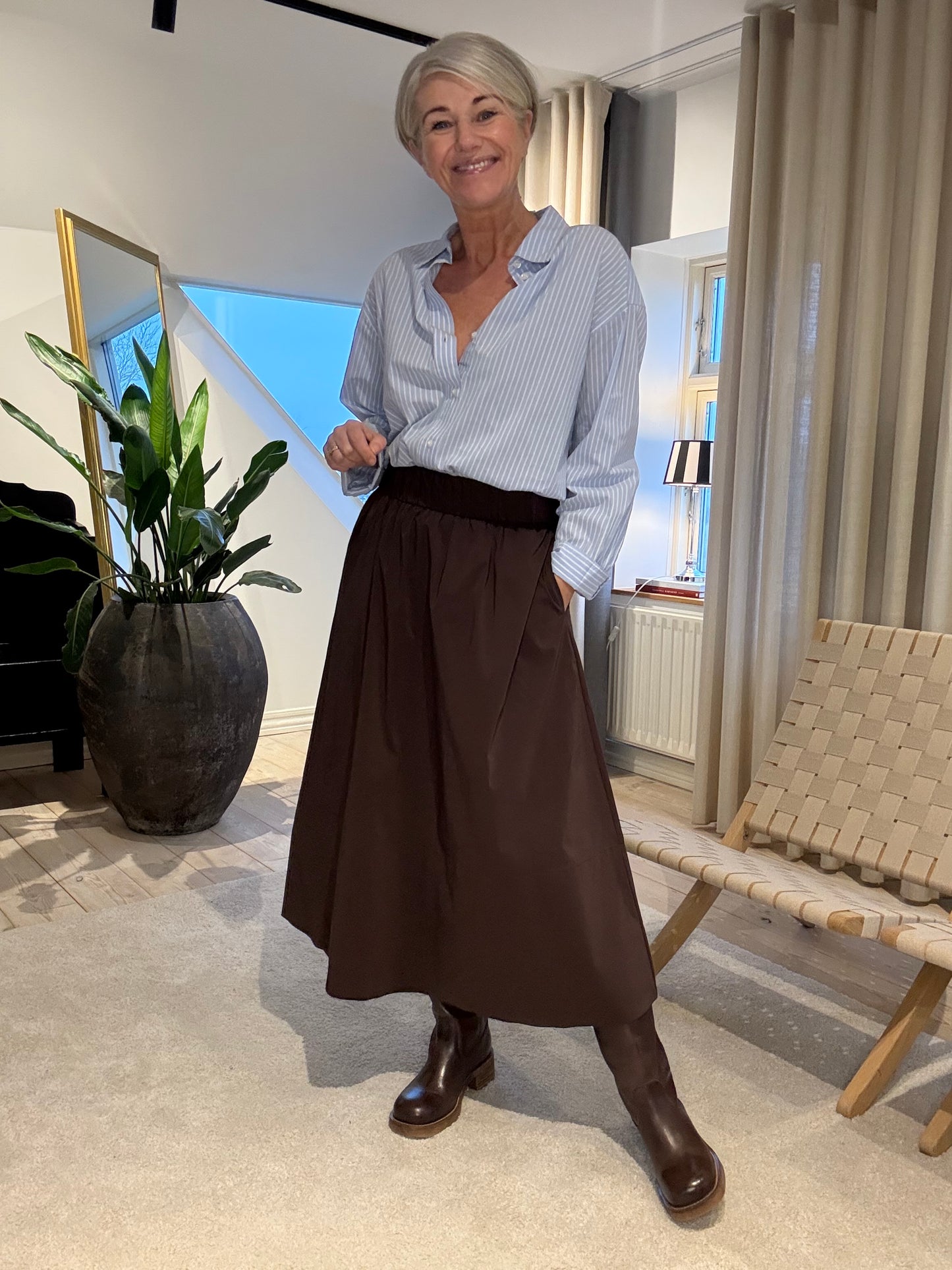 Yara Poplin Nederdel
