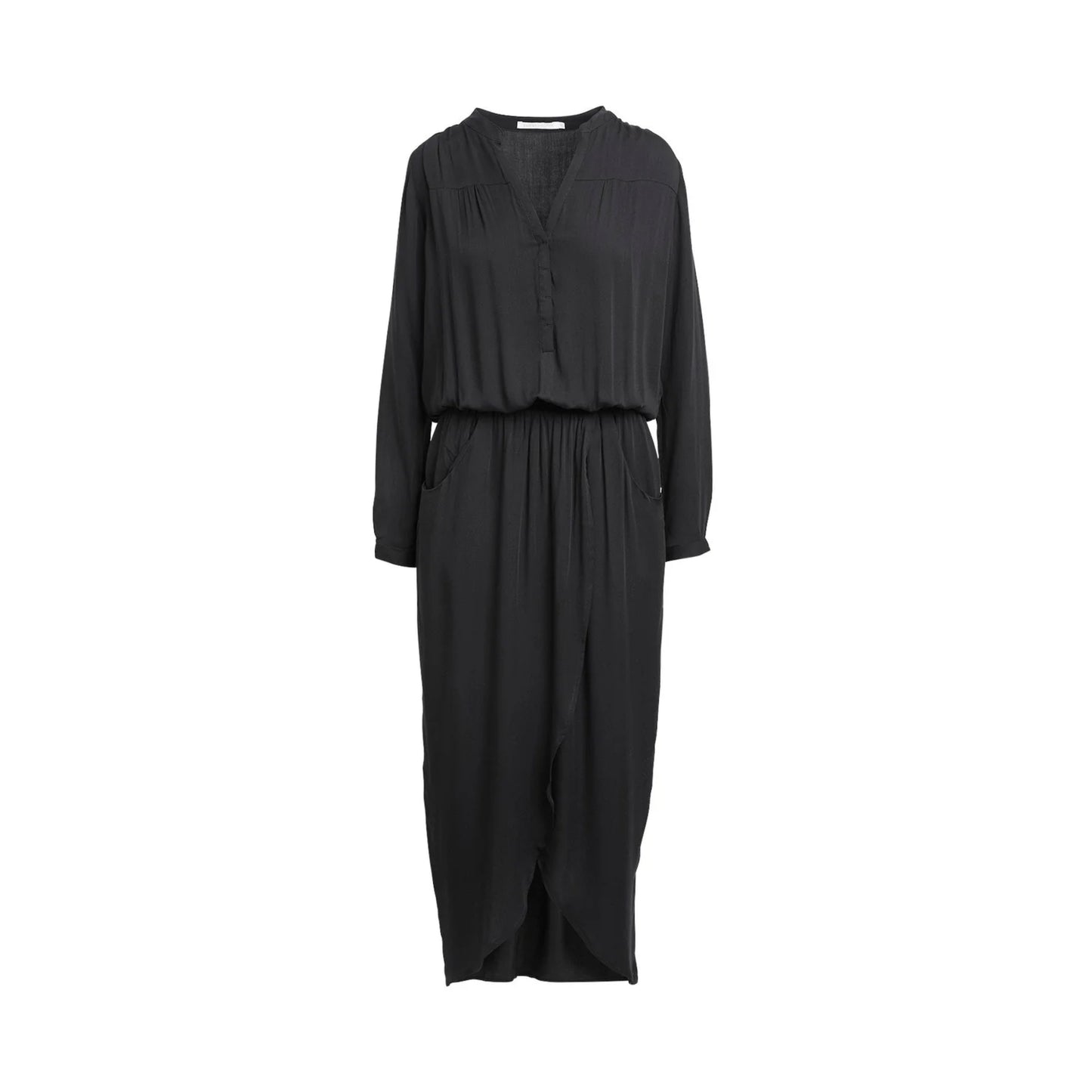 Vera Solid Wrap Kjole