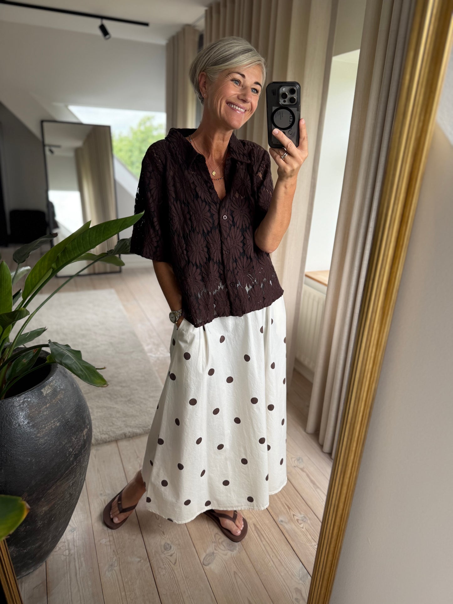 ABBIE DOT NEDERDEL BLACK COLOUR