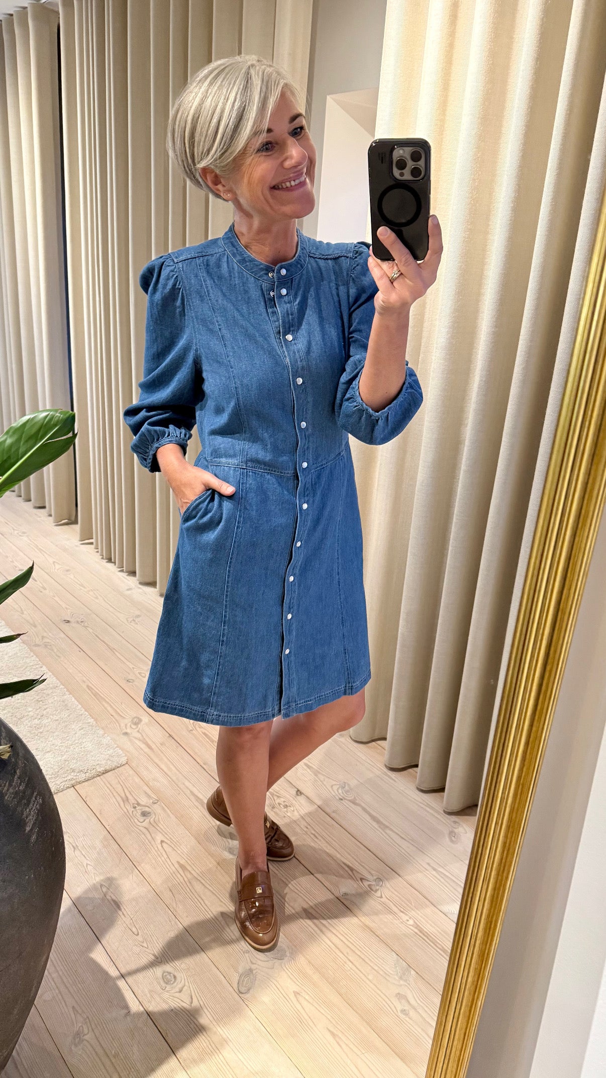 Polla Denim Kjole
