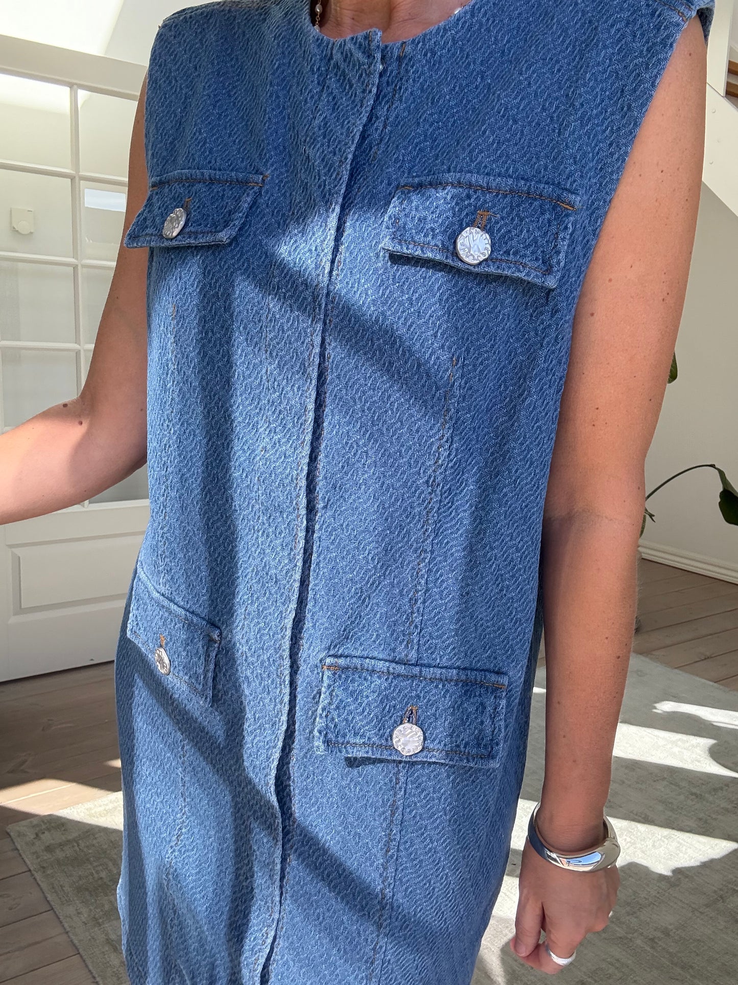 Bulky Denim Kjole