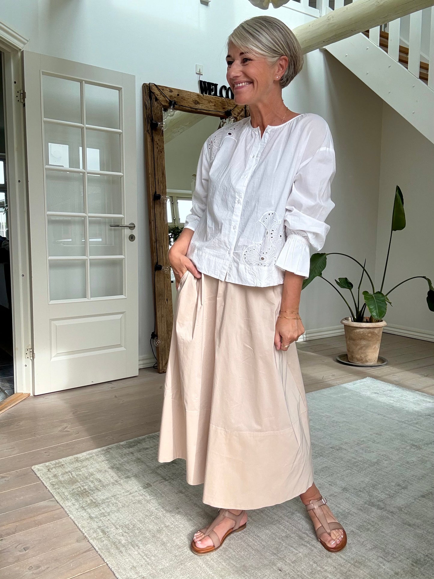 Blossom Broderi Bluse