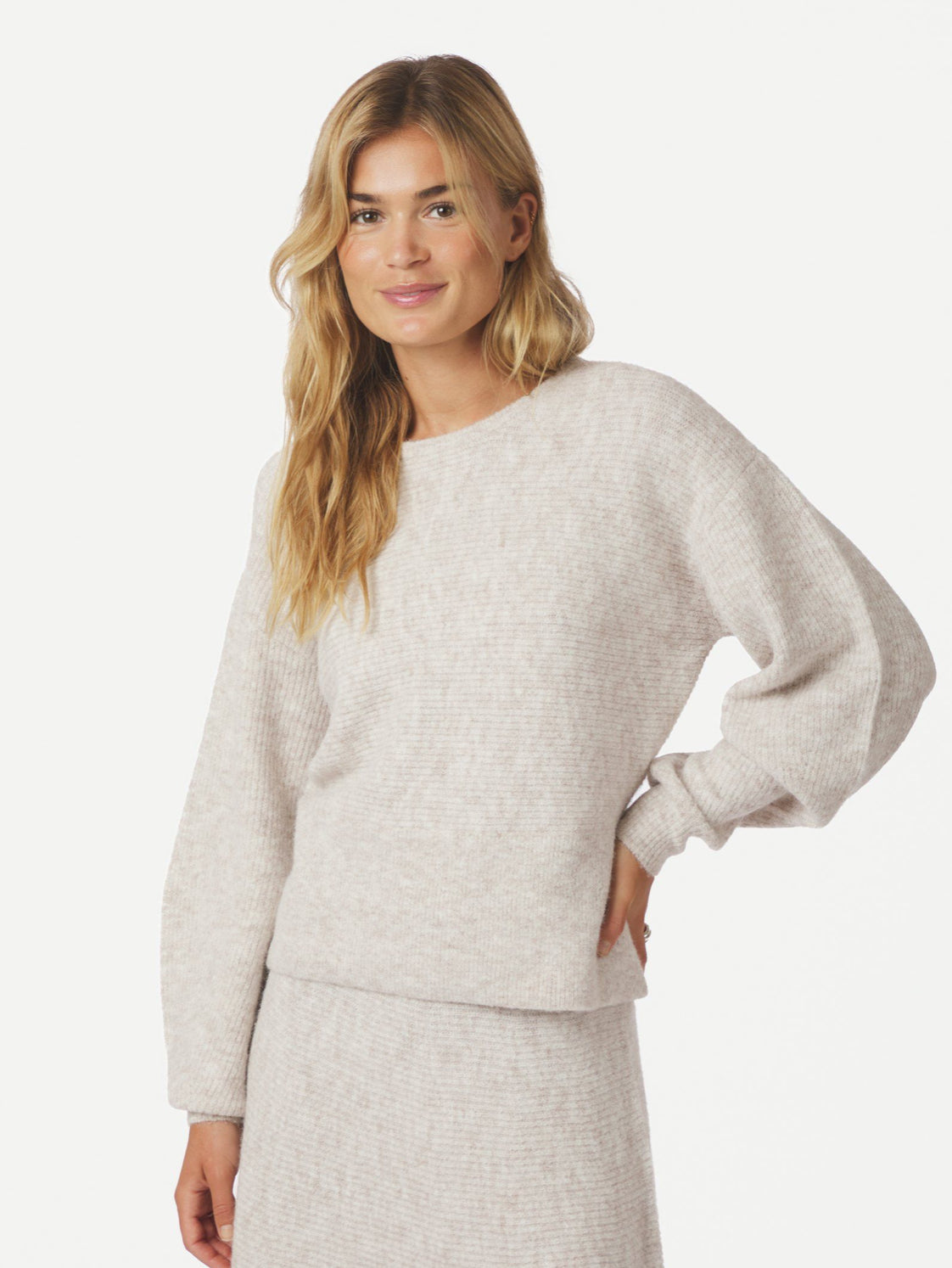 TURUNA STRUCTURE KNIT BLUSE