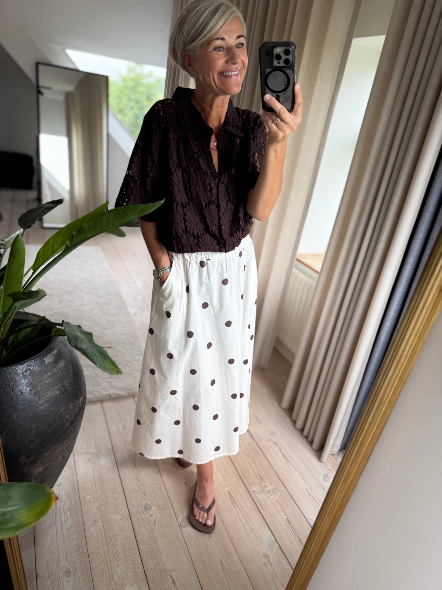 ABBIE DOT NEDERDEL BLACK COLOUR