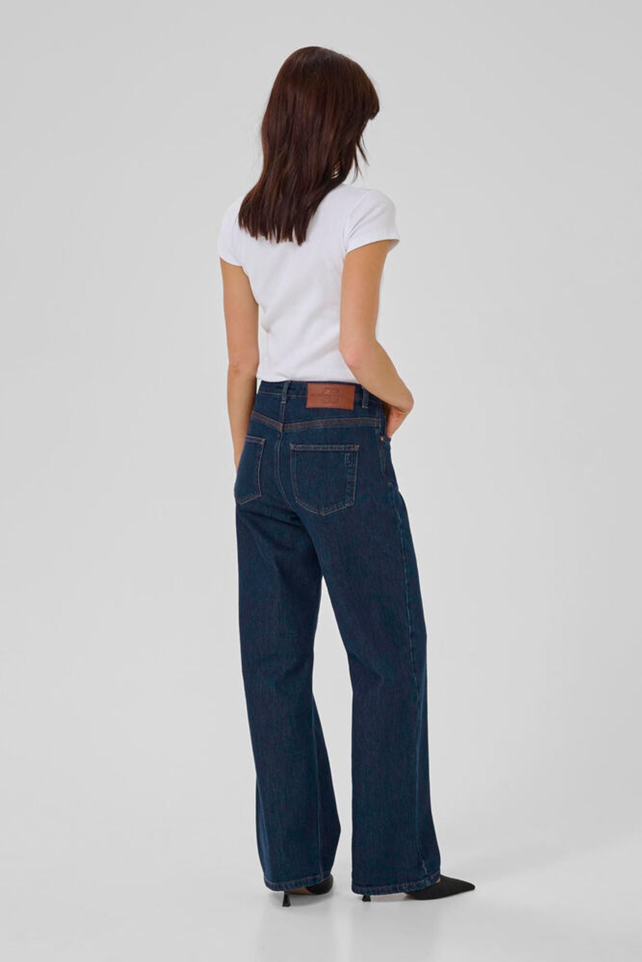 KARLI 139 HIGH WIDE DECO JEANS MEW