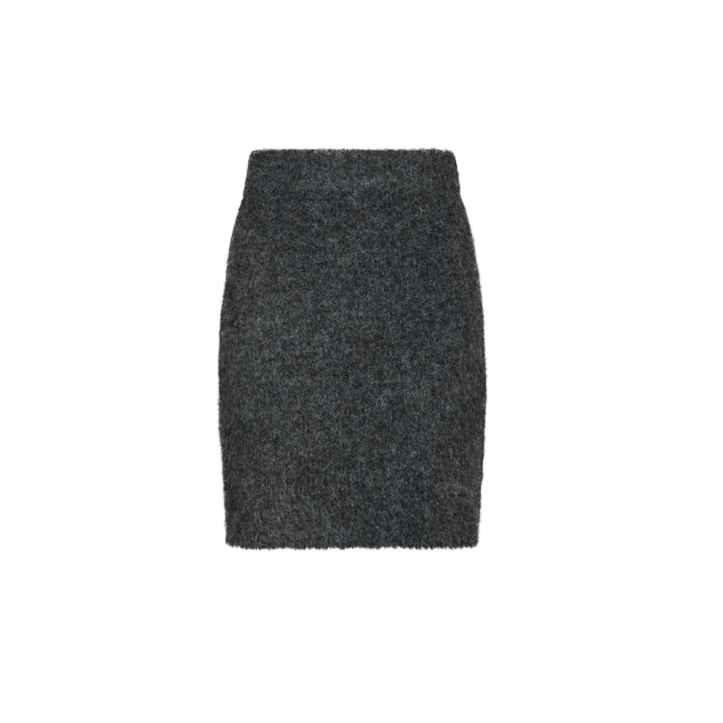 NARIA FLUFFY KNIT NEDERDEL NEO NOIR