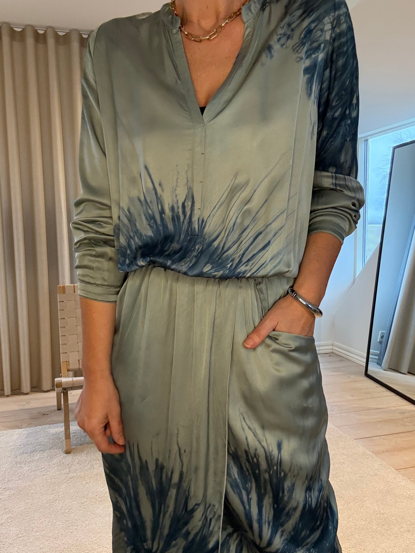 Vera Cartwheel Wrap Over Kjole