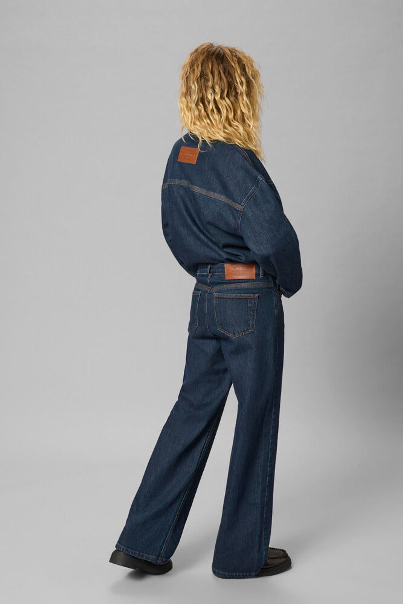 KARLI 139 HIGH WIDE DECO JEANS MEW