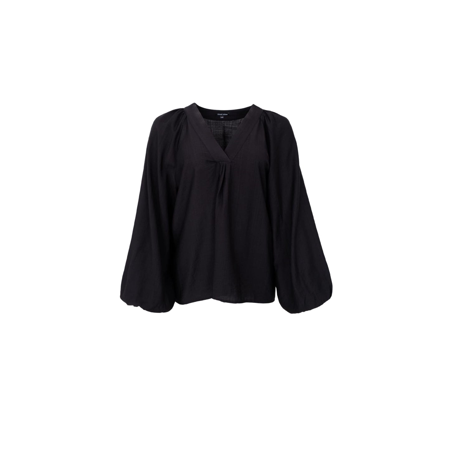 LUISA RAGLAN BLUSE BLACK COLOUR