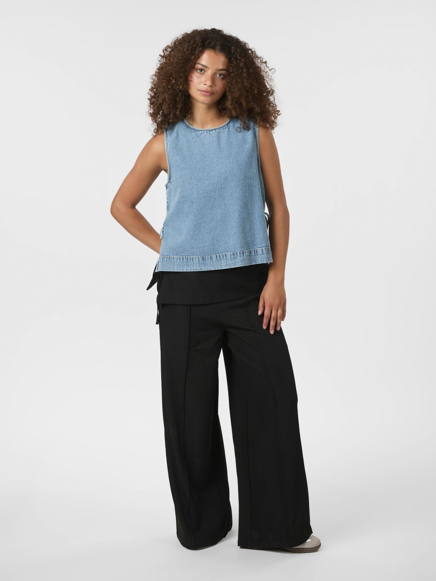 Svetlana Denim Top