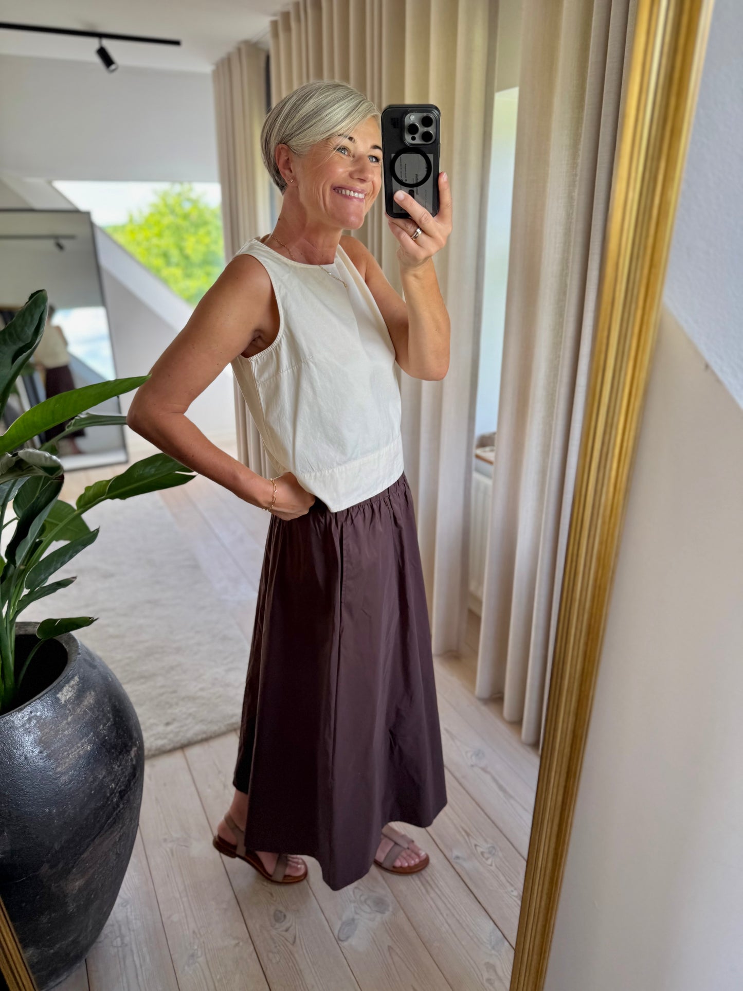 Polly Poplin Top