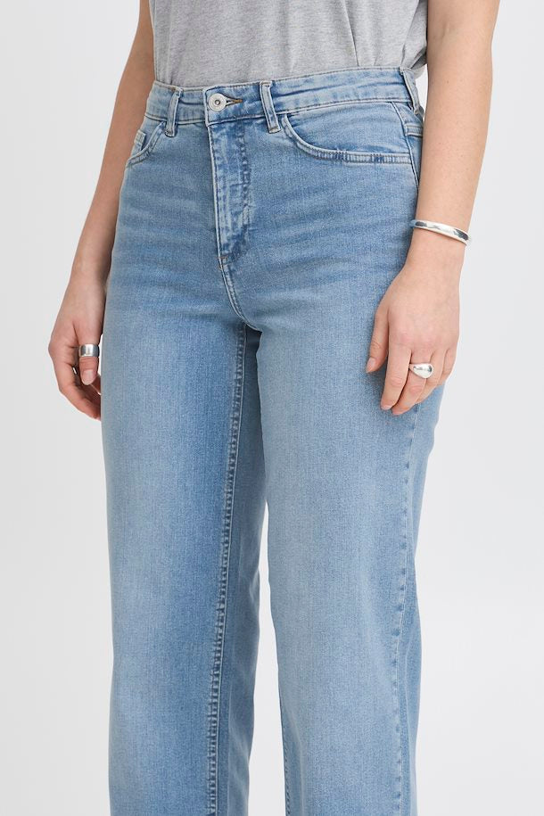 TWIGGY STRAIGHT LONG JEANS ICHI