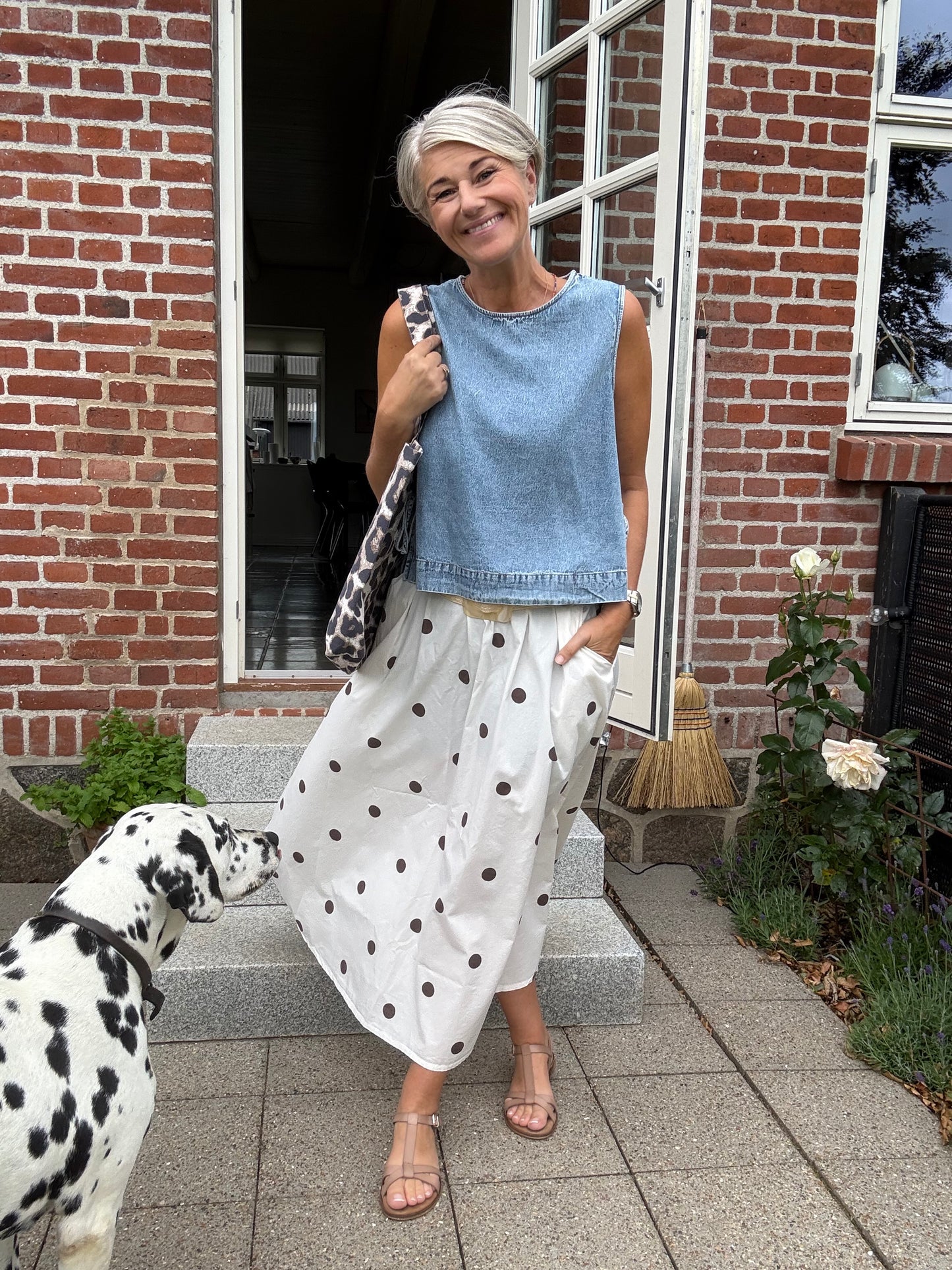 Svetlana Denim Top