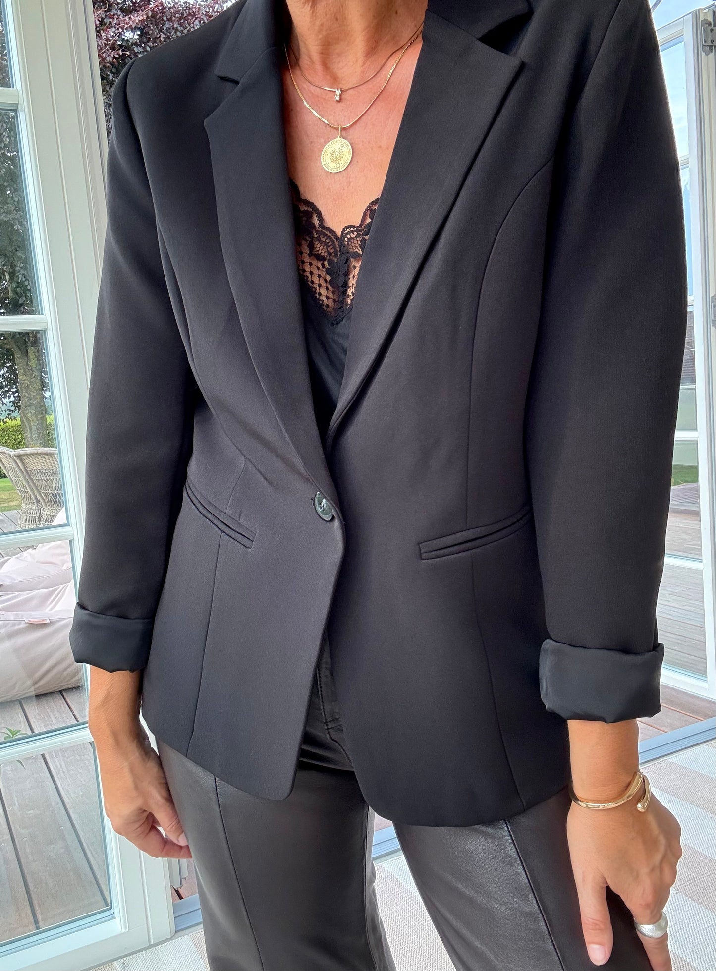 FRANCINE SUIT BLAZER NEO NOIR