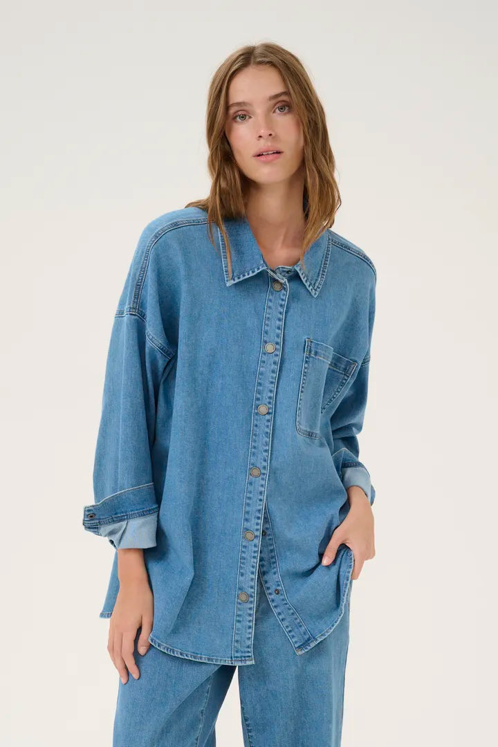 Lara Malo Denim Skjorte