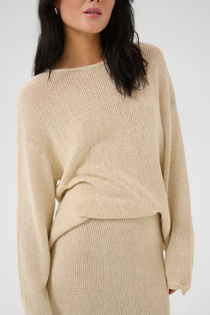 Diva Boxy Strik Bluse