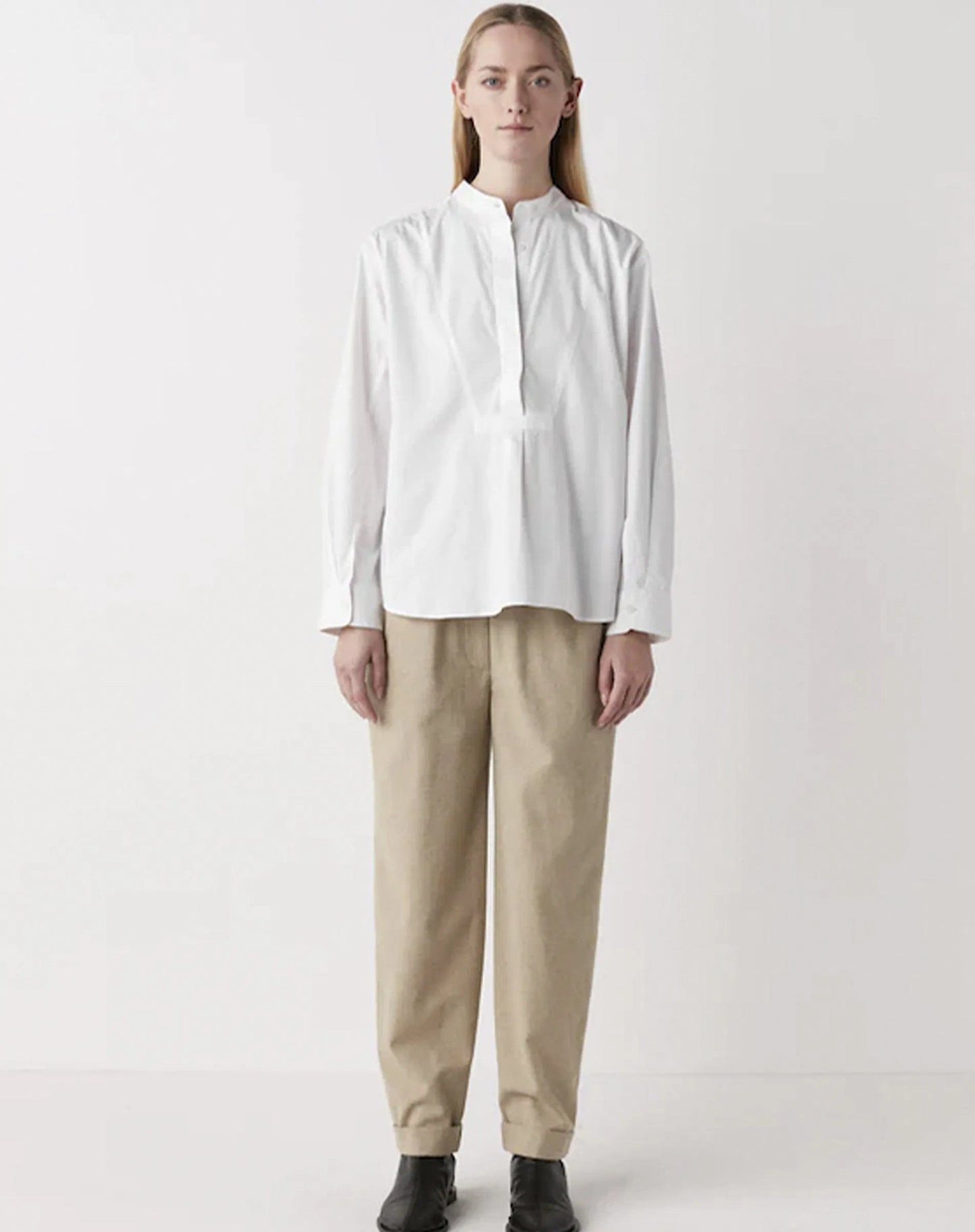 Teja Double Stripe Bib Front Skjorte