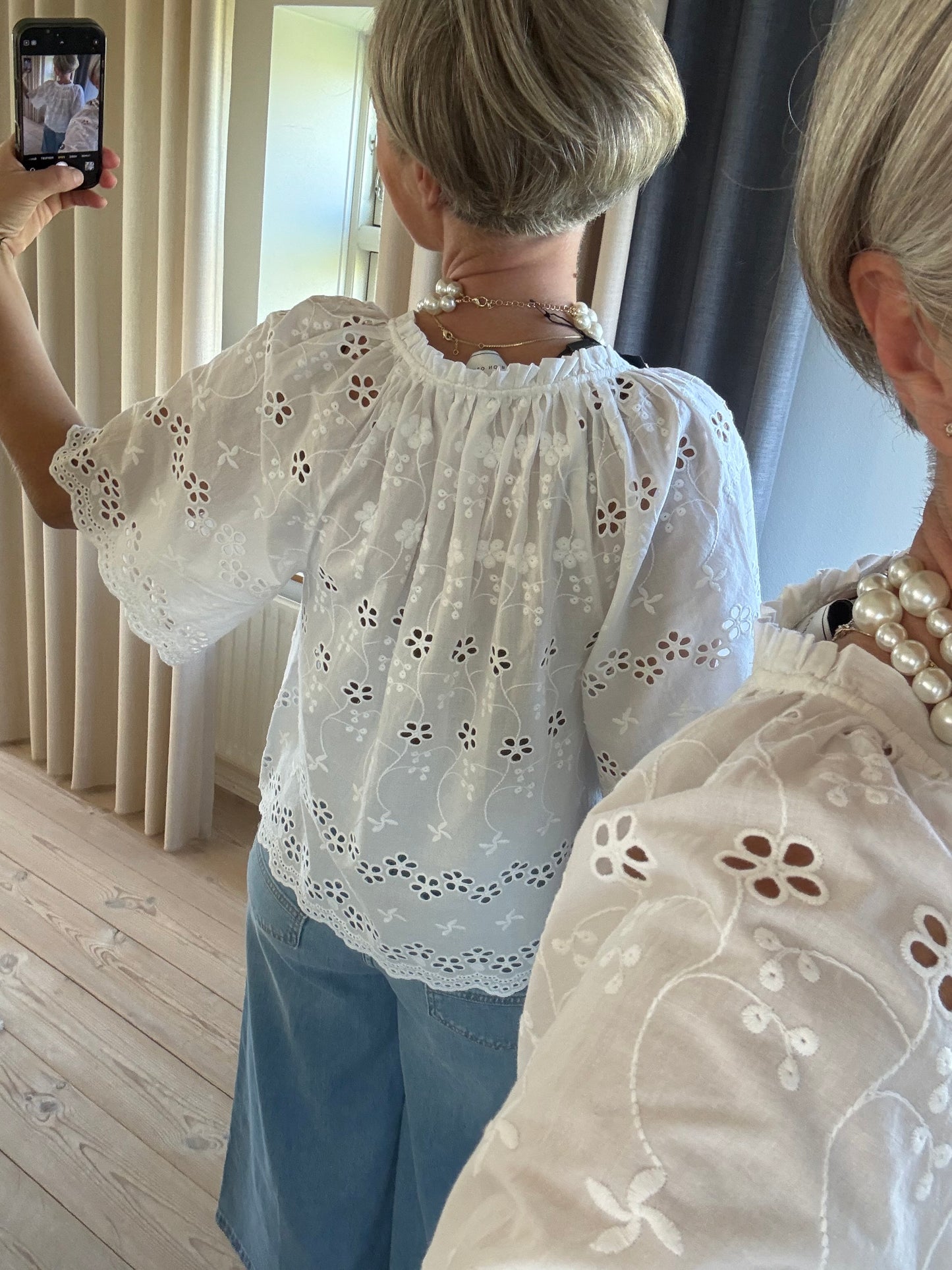 Odet Broderi Bluse