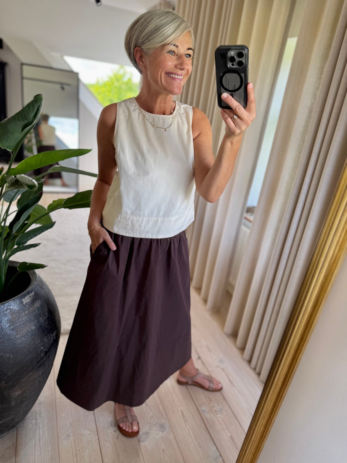 Polly Poplin Top