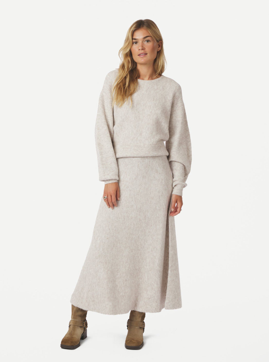 TURUNA STRUCTURE KNIT BLUSE