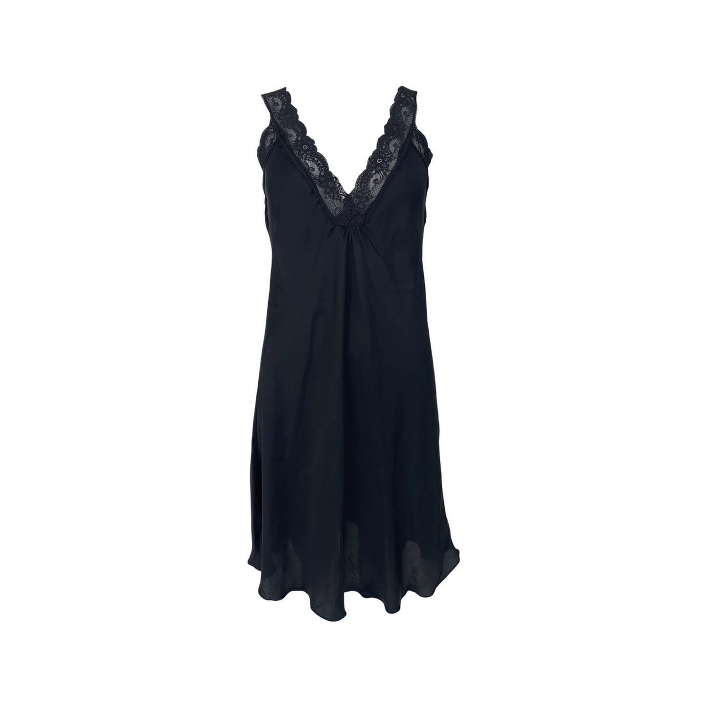 BEA SLIP KJOLE BLACK COLOUR