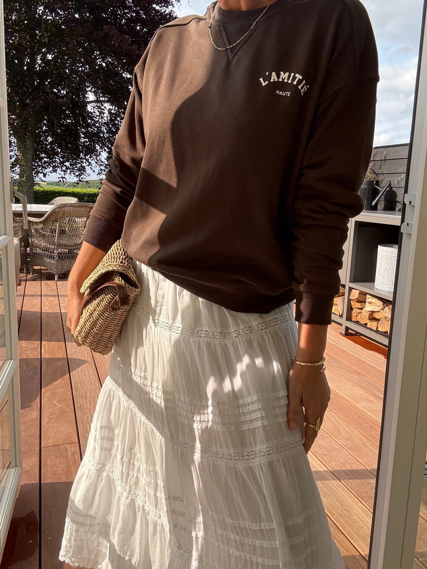 Mini Curve Logo Sweatshirt
