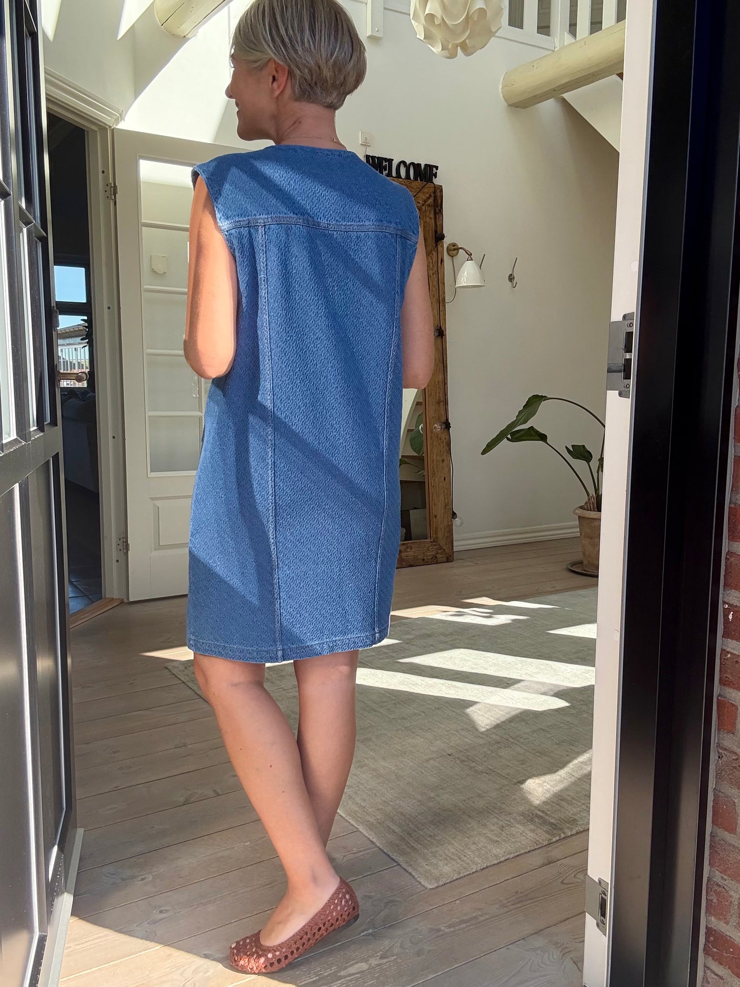 Bulky Denim Kjole