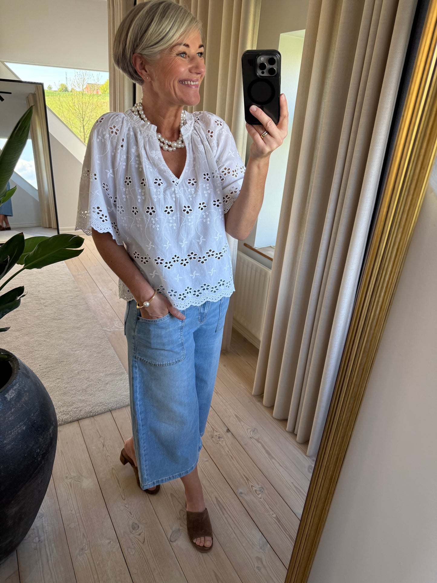 Odet Broderi Bluse