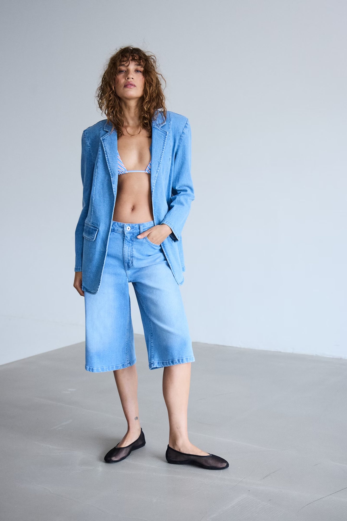 CALLY DENIM SHORTS ICHI