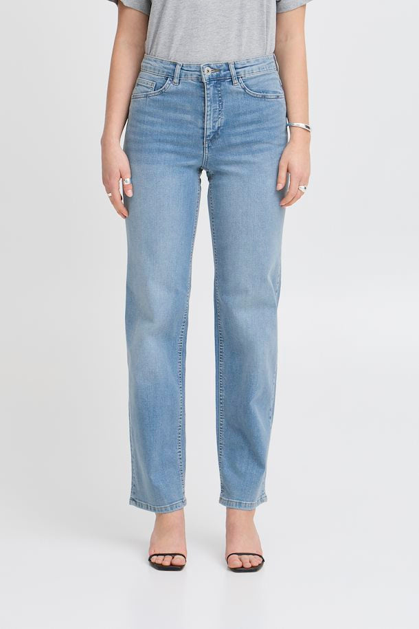 TWIGGY STRAIGHT LONG JEANS ICHI