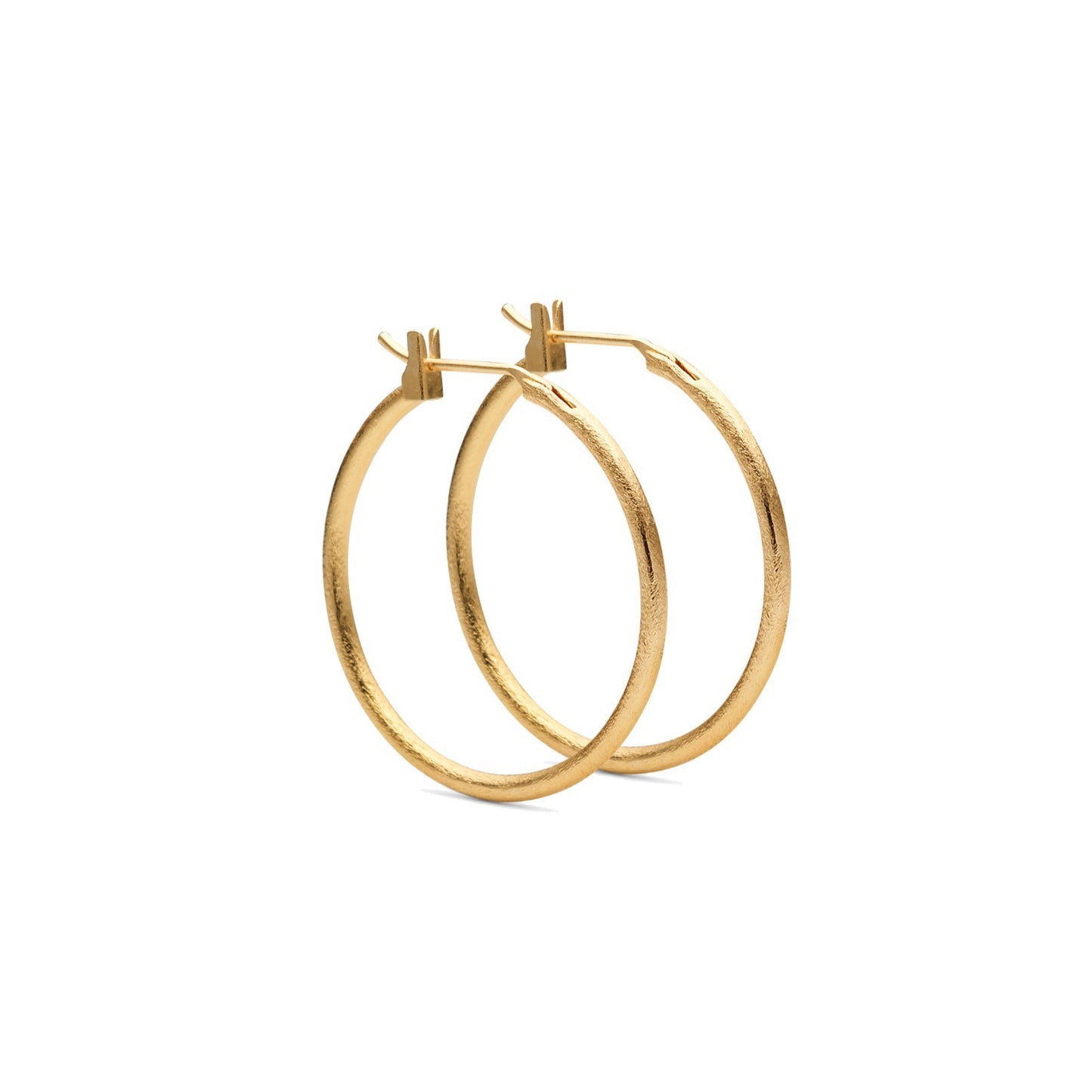 STORE HOOPS ØRERINGE PURE