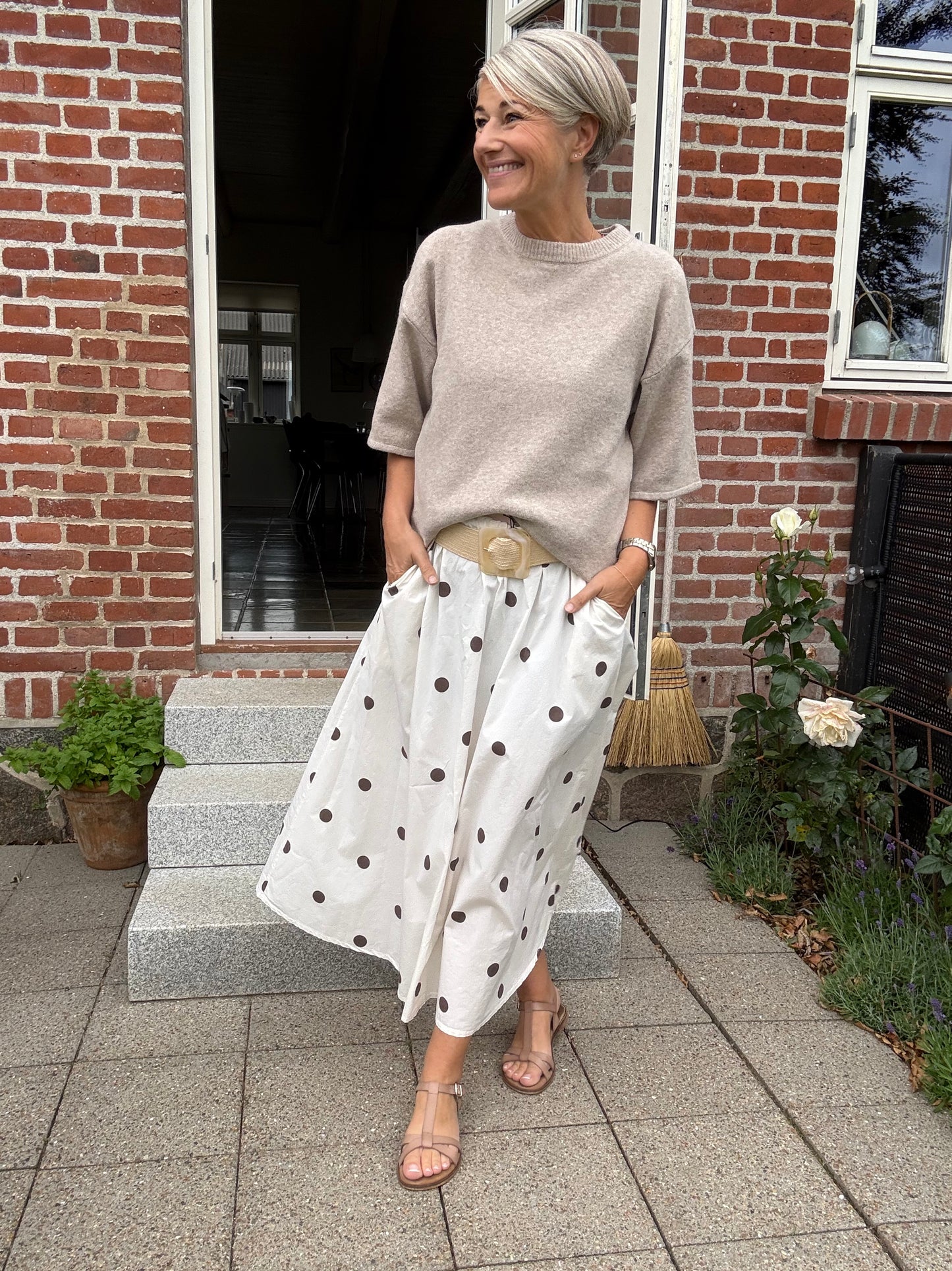 ABBIE DOT NEDERDEL BLACK COLOUR