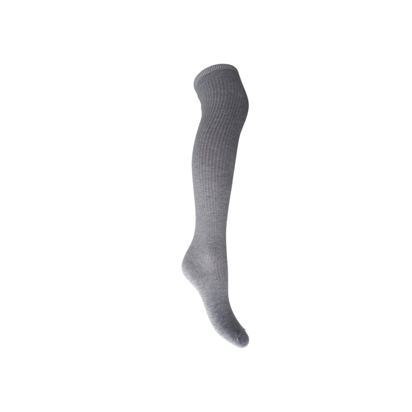 MALIKA KNÆHØJ RIB STRØMPE BLACK COLOUR