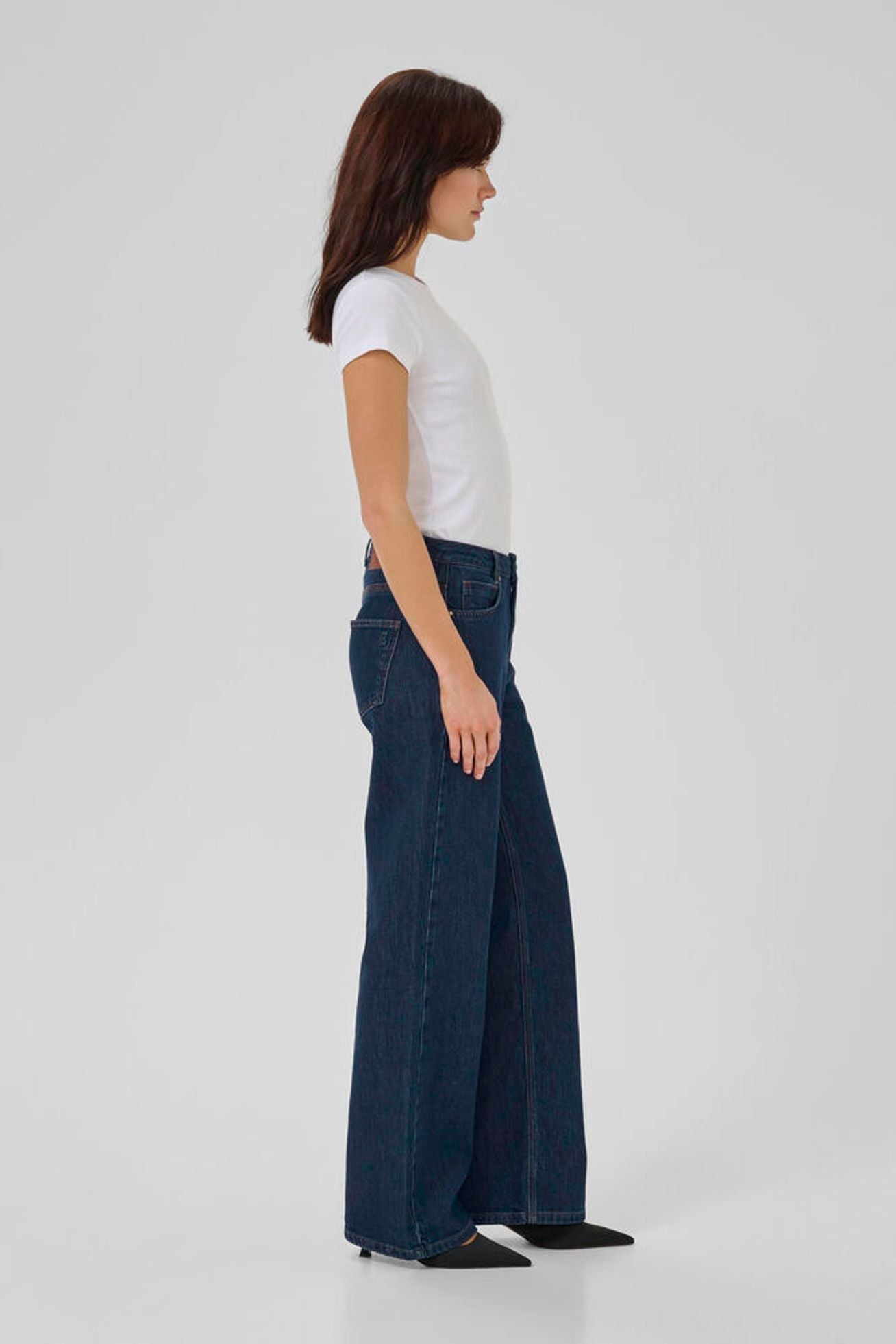 KARLI 139 HIGH WIDE DECO JEANS MEW