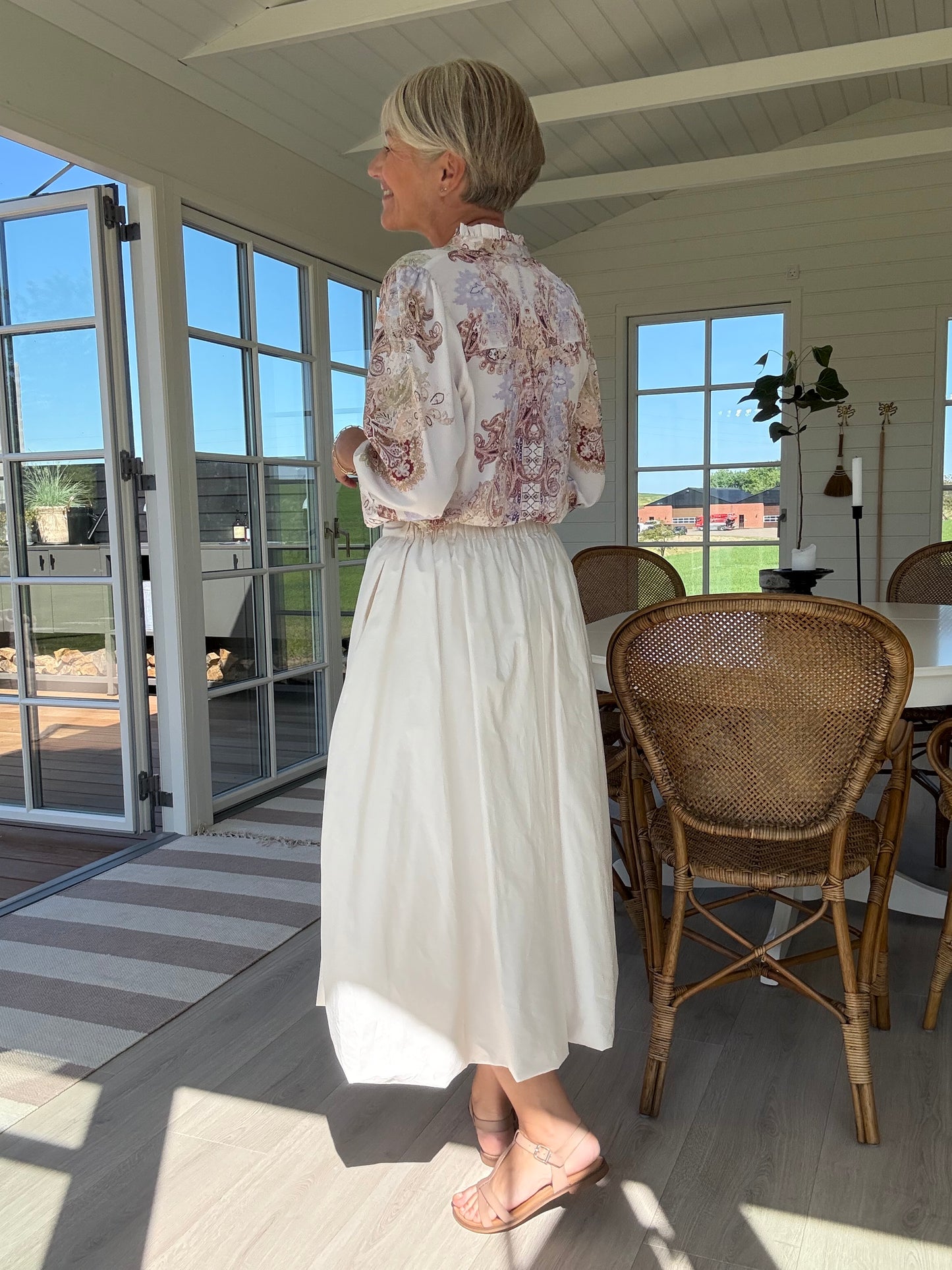 Roselle Artist Paisley Bluse