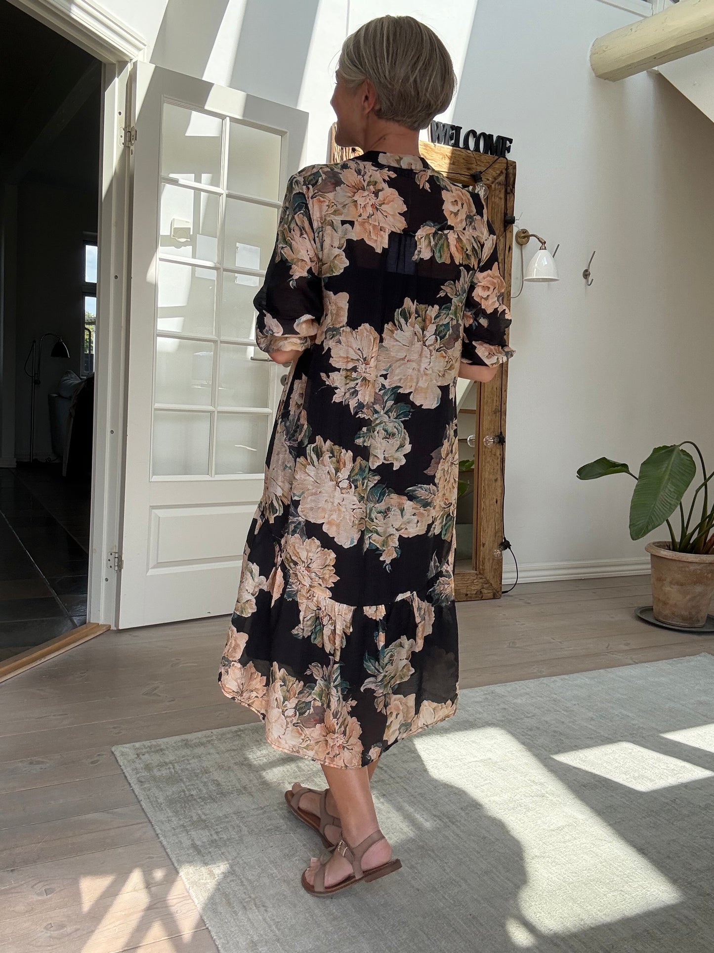 Blomstret Kjole Love958-9