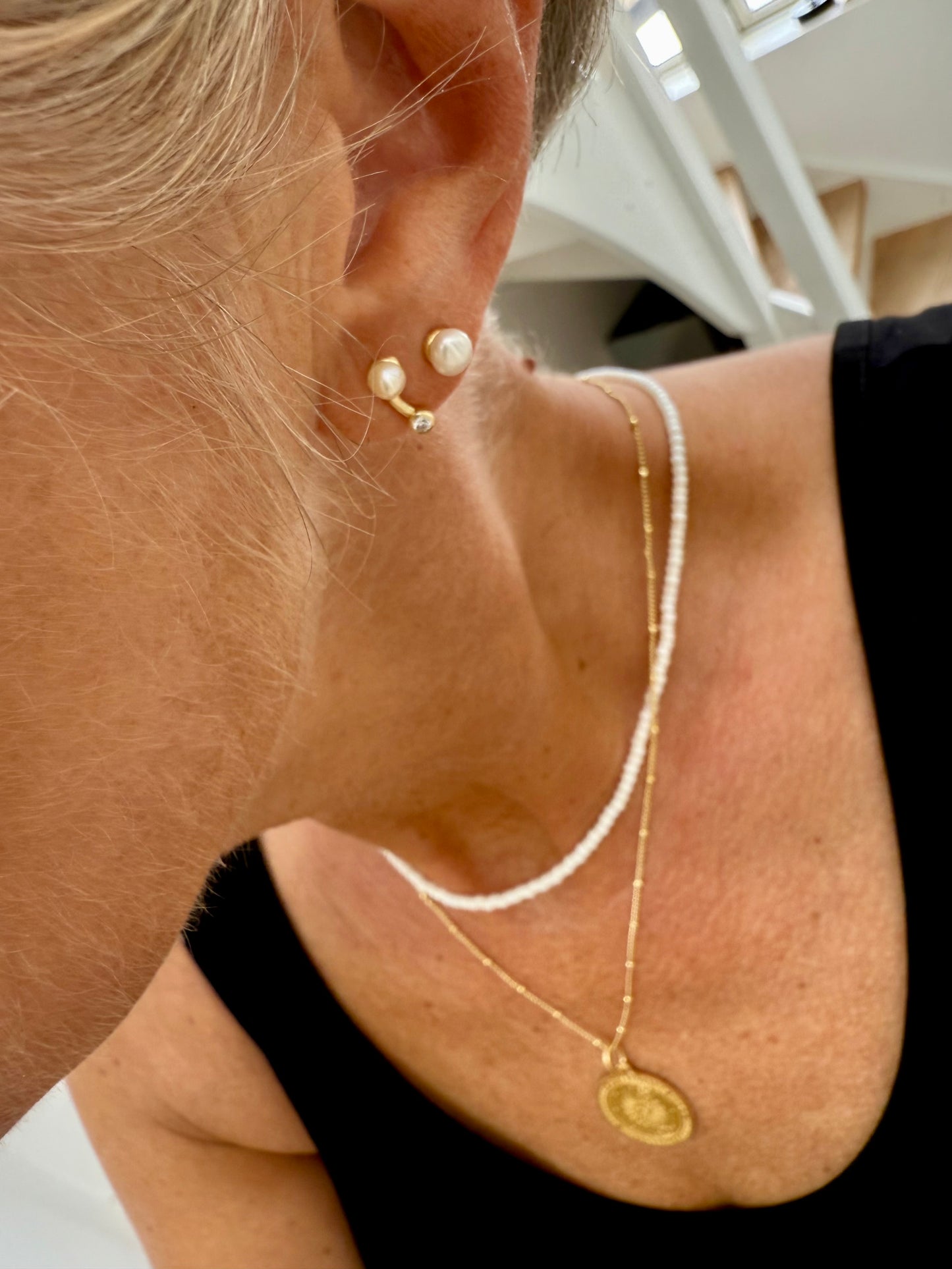 ØRERING MERD KUGLE & ZIRKON PURE