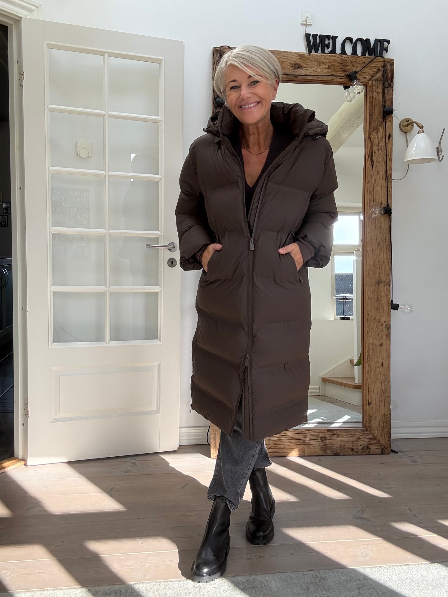 VIVIANA C PUFFER JAKKE NEO NOIR