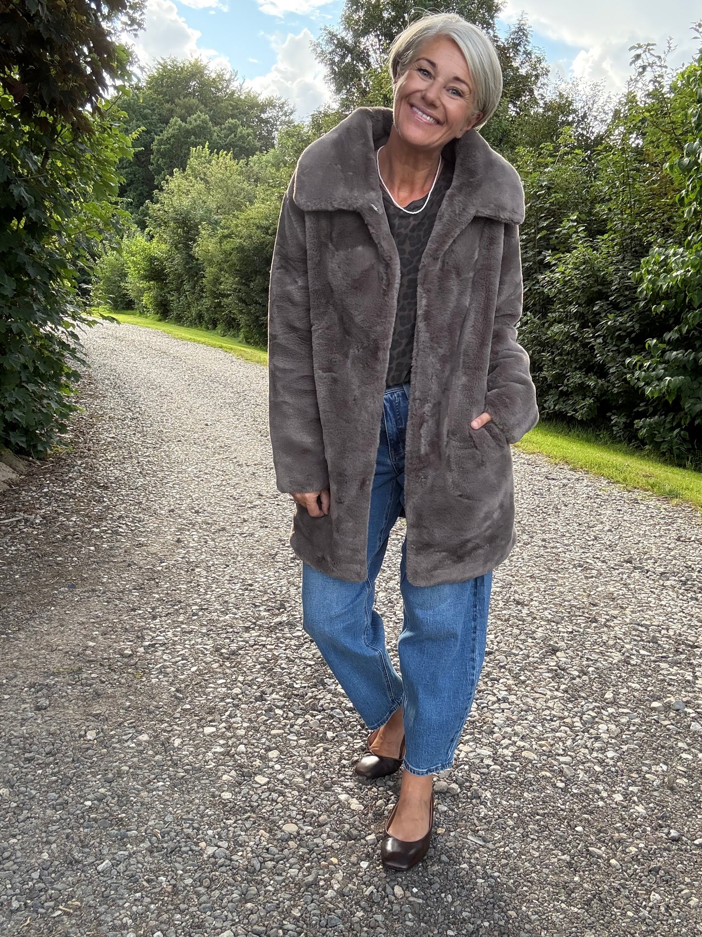 FAKE FUR JAKKE BTF·CHP